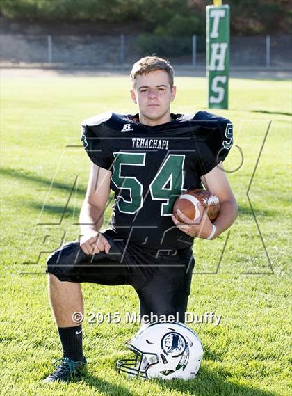 Thumbnail 1 in Tehachapi High School Varsity Football Individuals photogallery.