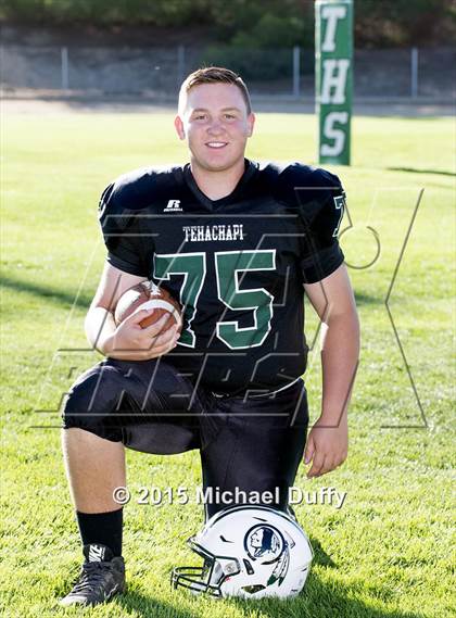 Thumbnail 3 in Tehachapi High School Varsity Football Individuals photogallery.
