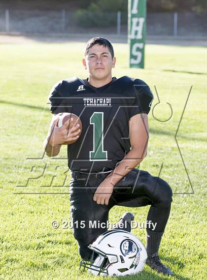 Thumbnail 1 in Tehachapi High School Varsity Football Individuals photogallery.