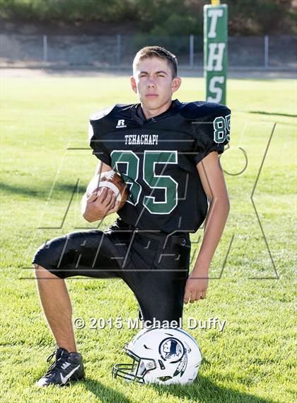 Thumbnail 2 in Tehachapi High School Varsity Football Individuals photogallery.