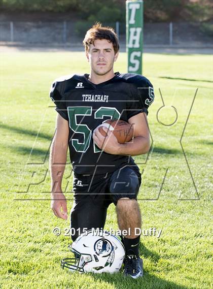 Thumbnail 2 in Tehachapi High School Varsity Football Individuals photogallery.