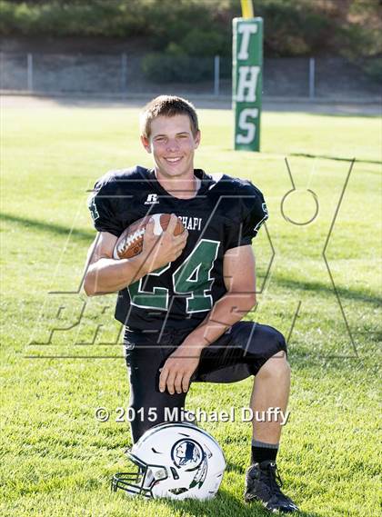 Thumbnail 1 in Tehachapi High School Varsity Football Individuals photogallery.