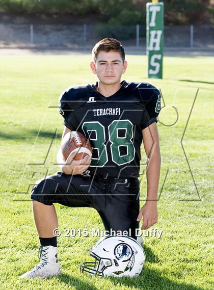 Thumbnail 3 in Tehachapi High School Varsity Football Individuals photogallery.