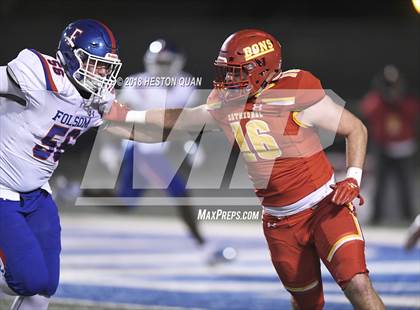 Thumbnail 2 in Folsom vs Cathedral Catholic (CIF State D1-AA Final) photogallery.