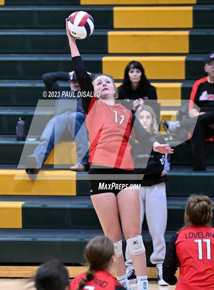 Thumbnail 3 in Arapahoe vs. Loveland (CHSAA 5A Region 5) photogallery.
