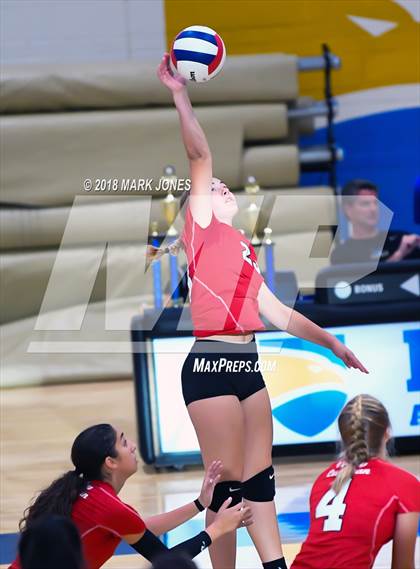 Thumbnail 3 in Pusch Ridge Christian Academy vs. Valley Lutheran (PCDS Desert Classic - Final) photogallery.