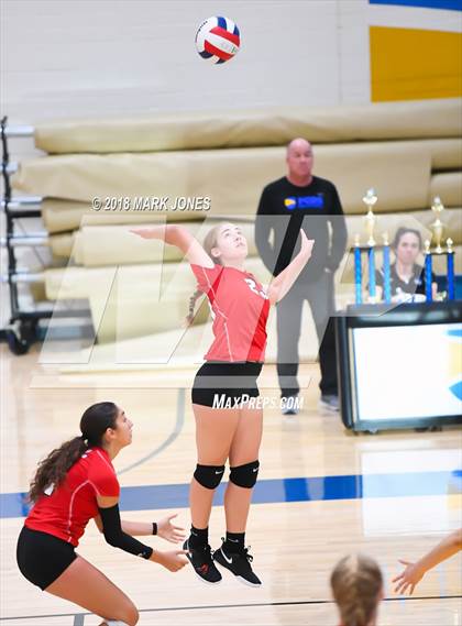 Thumbnail 3 in Pusch Ridge Christian Academy vs. Valley Lutheran (PCDS Desert Classic - Final) photogallery.