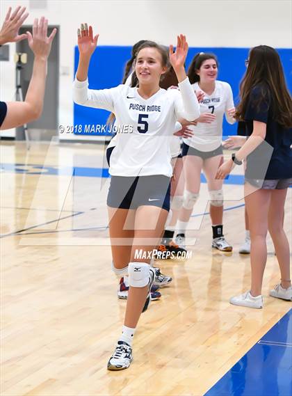 Thumbnail 2 in Pusch Ridge Christian Academy vs. Valley Lutheran (PCDS Desert Classic - Final) photogallery.