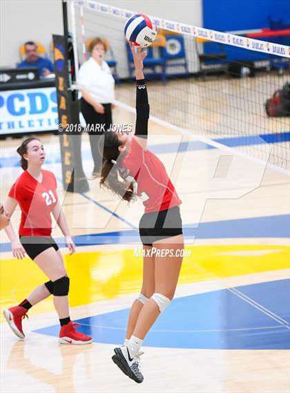 Thumbnail 1 in Pusch Ridge Christian Academy vs. Valley Lutheran (PCDS Desert Classic - Final) photogallery.