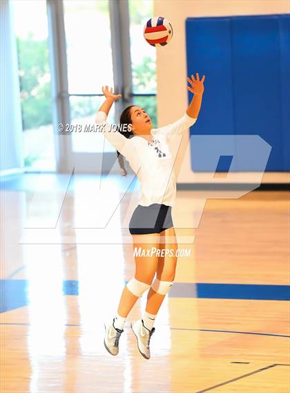 Thumbnail 3 in Pusch Ridge Christian Academy vs. Valley Lutheran (PCDS Desert Classic - Final) photogallery.