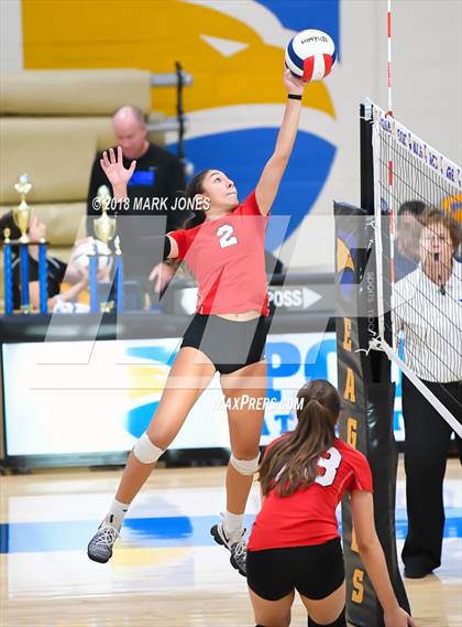 Thumbnail 2 in Pusch Ridge Christian Academy vs. Valley Lutheran (PCDS Desert Classic - Final) photogallery.