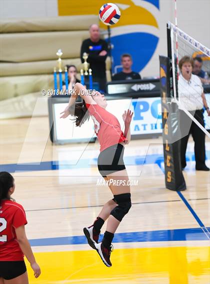Thumbnail 2 in Pusch Ridge Christian Academy vs. Valley Lutheran (PCDS Desert Classic - Final) photogallery.