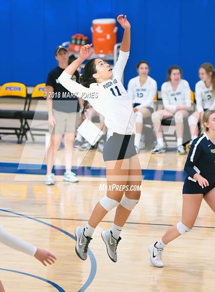 Thumbnail 3 in Pusch Ridge Christian Academy vs. Valley Lutheran (PCDS Desert Classic - Final) photogallery.