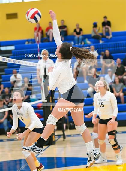 Thumbnail 3 in Pusch Ridge Christian Academy vs. Valley Lutheran (PCDS Desert Classic - Final) photogallery.