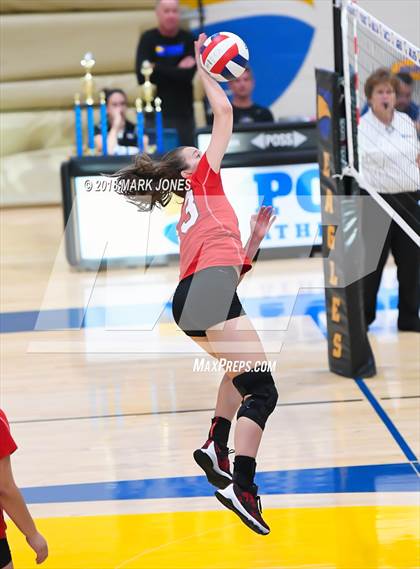 Thumbnail 3 in Pusch Ridge Christian Academy vs. Valley Lutheran (PCDS Desert Classic - Final) photogallery.
