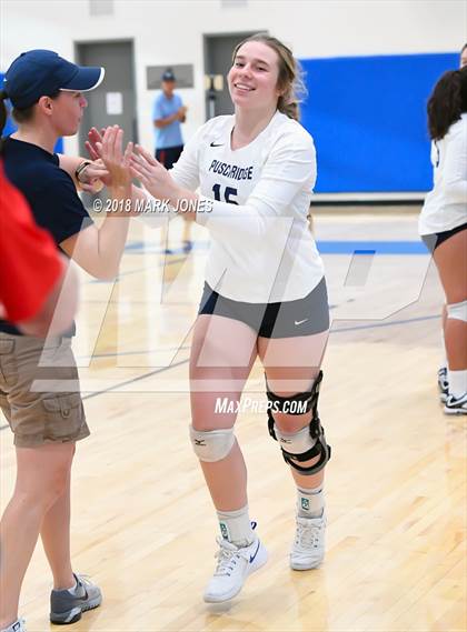Thumbnail 1 in Pusch Ridge Christian Academy vs. Valley Lutheran (PCDS Desert Classic - Final) photogallery.
