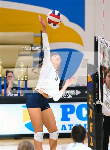 Thumbnail 3 in Pusch Ridge Christian Academy vs. Valley Lutheran (PCDS Desert Classic - Final) photogallery.