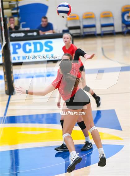 Thumbnail 2 in Pusch Ridge Christian Academy vs. Valley Lutheran (PCDS Desert Classic - Final) photogallery.