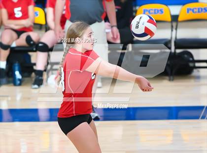 Thumbnail 3 in Pusch Ridge Christian Academy vs. Valley Lutheran (PCDS Desert Classic - Final) photogallery.
