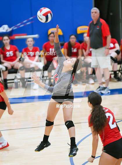Thumbnail 2 in Pusch Ridge Christian Academy vs. Valley Lutheran (PCDS Desert Classic - Final) photogallery.