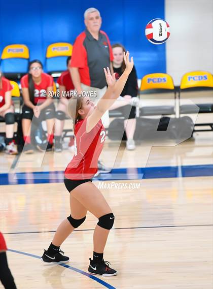 Thumbnail 1 in Pusch Ridge Christian Academy vs. Valley Lutheran (PCDS Desert Classic - Final) photogallery.