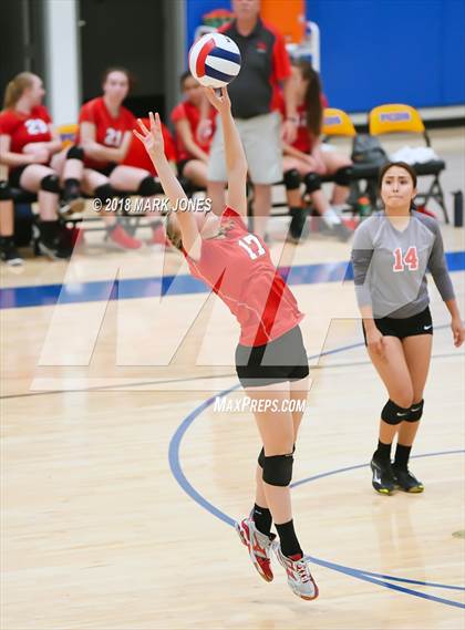 Thumbnail 2 in Pusch Ridge Christian Academy vs. Valley Lutheran (PCDS Desert Classic - Final) photogallery.