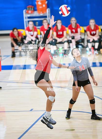 Thumbnail 2 in Pusch Ridge Christian Academy vs. Valley Lutheran (PCDS Desert Classic - Final) photogallery.