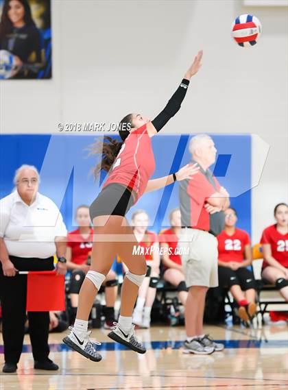Thumbnail 3 in Pusch Ridge Christian Academy vs. Valley Lutheran (PCDS Desert Classic - Final) photogallery.