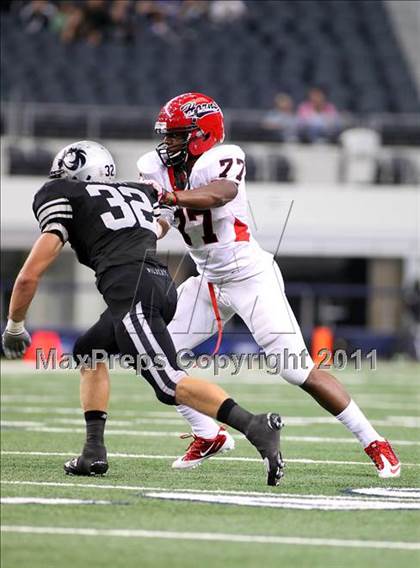 Thumbnail 3 in Guyer vs. Cedar Hill (5A Division 2 Region 1 Area Playoffs) photogallery.