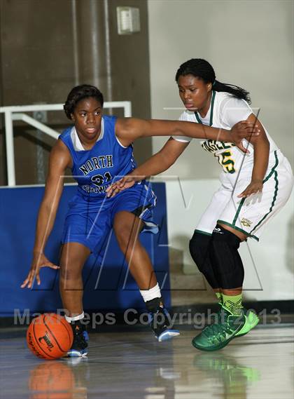 Thumbnail 2 in Cypress Falls vs. North Crowley (McDonald's Texas Invitational) photogallery.