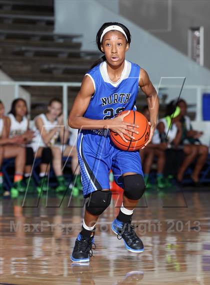 Thumbnail 2 in Cypress Falls vs. North Crowley (McDonald's Texas Invitational) photogallery.