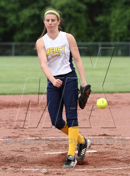 Thumbnail 1 in Kennedy @ Mercy (CIAC Class LL 1st Round) photogallery.