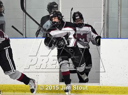 Thumbnail 2 in Milford vs. Wilton (Milford Holiday Jamboree Semifinal) photogallery.