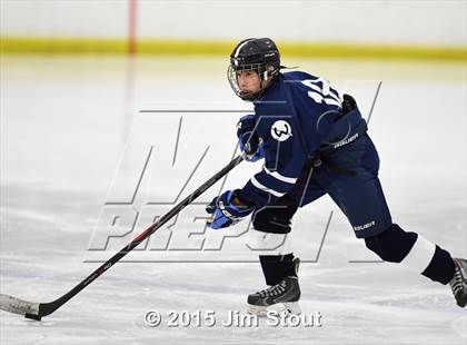 Thumbnail 2 in Milford vs. Wilton (Milford Holiday Jamboree Semifinal) photogallery.