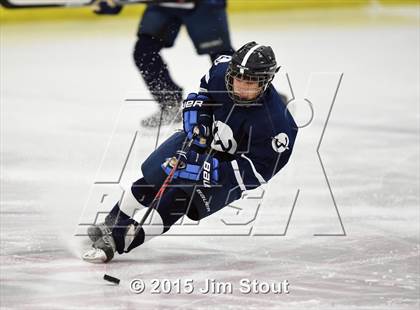 Thumbnail 2 in Milford vs. Wilton (Milford Holiday Jamboree Semifinal) photogallery.