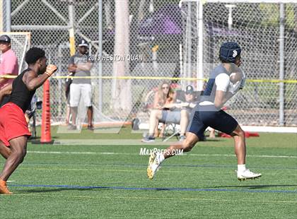 Thumbnail 2 in St. John Bosco vs Rancho Verde (Battle at the Beach 7x7) photogallery.