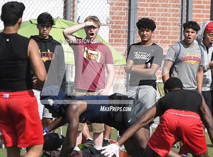 Thumbnail 3 in St. John Bosco vs Rancho Verde (Battle at the Beach 7x7) photogallery.
