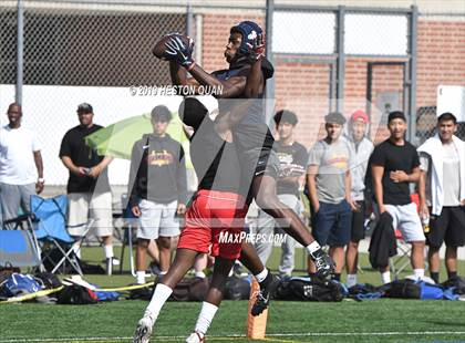 Thumbnail 3 in St. John Bosco vs Rancho Verde (Battle at the Beach 7x7) photogallery.