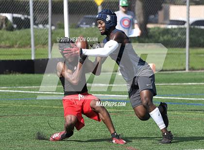 Thumbnail 3 in St. John Bosco vs Rancho Verde (Battle at the Beach 7x7) photogallery.