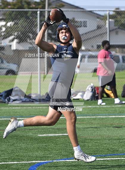 Thumbnail 1 in St. John Bosco vs Rancho Verde (Battle at the Beach 7x7) photogallery.