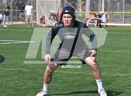Thumbnail 1 in St. John Bosco vs Rancho Verde (Battle at the Beach 7x7) photogallery.
