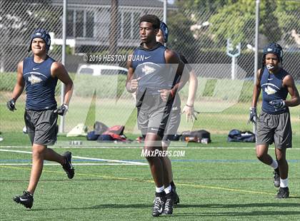 Thumbnail 3 in St. John Bosco vs Rancho Verde (Battle at the Beach 7x7) photogallery.