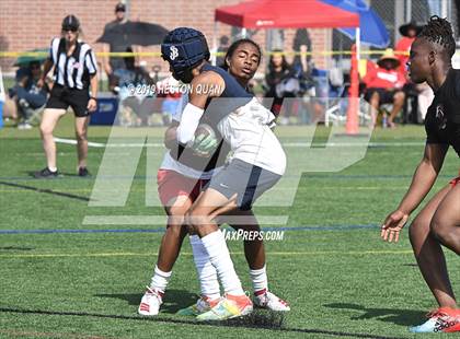 Thumbnail 3 in St. John Bosco vs Rancho Verde (Battle at the Beach 7x7) photogallery.