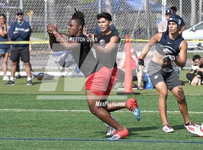 Thumbnail 2 in St. John Bosco vs Rancho Verde (Battle at the Beach 7x7) photogallery.