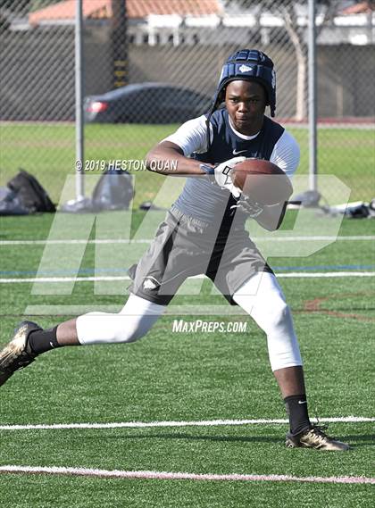 Thumbnail 3 in St. John Bosco vs Rancho Verde (Battle at the Beach 7x7) photogallery.