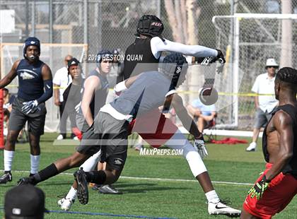 Thumbnail 3 in St. John Bosco vs Rancho Verde (Battle at the Beach 7x7) photogallery.