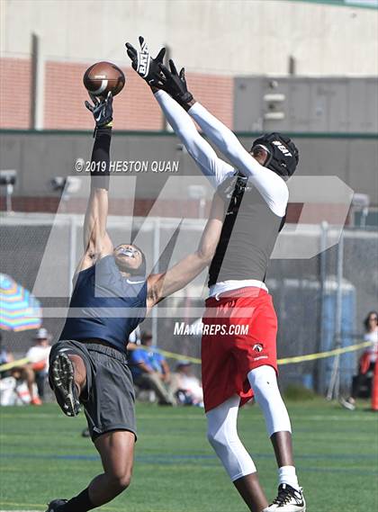 Thumbnail 2 in St. John Bosco vs Rancho Verde (Battle at the Beach 7x7) photogallery.