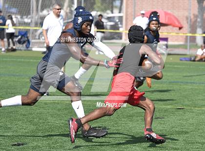 Thumbnail 2 in St. John Bosco vs Rancho Verde (Battle at the Beach 7x7) photogallery.