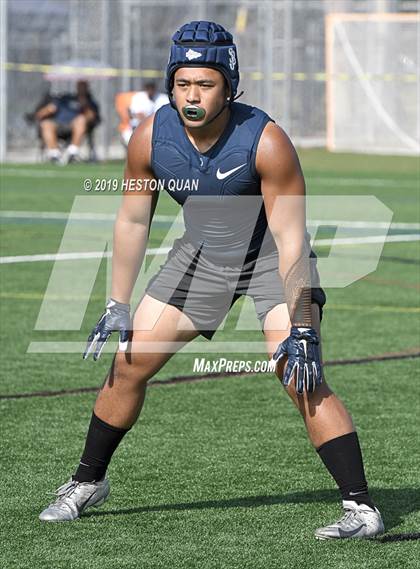 Thumbnail 2 in St. John Bosco vs Rancho Verde (Battle at the Beach 7x7) photogallery.