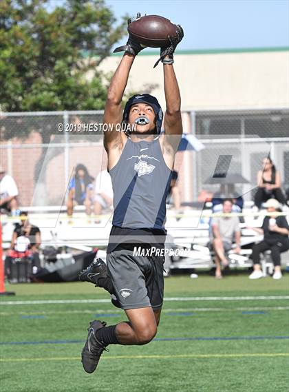 Thumbnail 3 in St. John Bosco vs Rancho Verde (Battle at the Beach 7x7) photogallery.